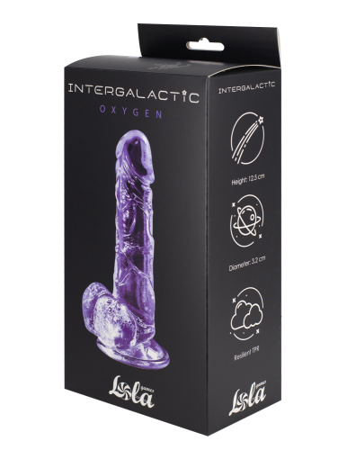 Transparent dildo Intergalactic Oxygen Purple 7084-02lola