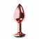 Rose Gold Anal Plug Diamond Jet Shine L 4022-02lola