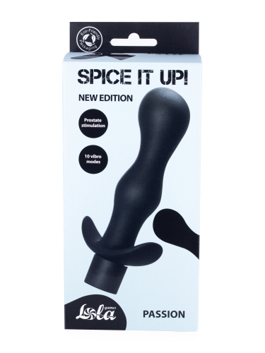 Vibrating Anal Plug Spice it up Passion Dark Grey 8004-02lola