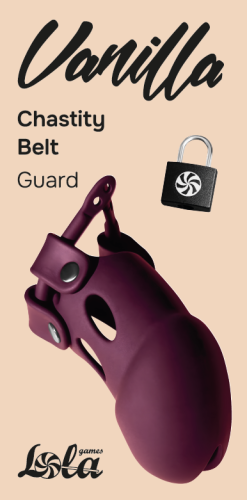 Chastity Belt Guard Vanilla Wine Red 1177-02lola