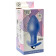Anal Plug with vibration Bulb Blue 5006-02lola