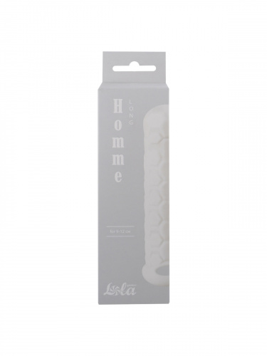 Penis sleeve Homme Long White for 9-12 cm 7008-01lola