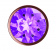 Rose Gold Anal Plug Diamond Amethyst Shine L 4025-02lola