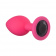 Anal plug  Emotions Cutie Small Pink black crystal 4011-02lola