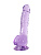 Transparent dildo Intergalactic Luminous Purple 7086-02lola