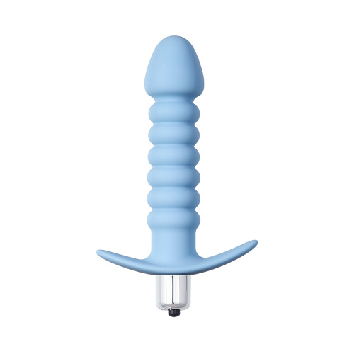 Anal Plug with vibration Twisted Blue 5007-02lola