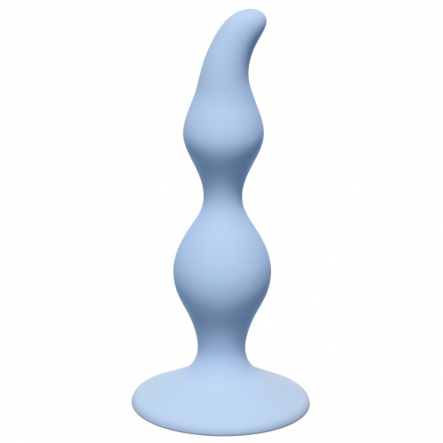 Curved Anal Plug Blue 4105-02lola