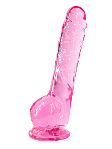 Transparent dildo Intergalactic Luminous Pink 7086-01lola