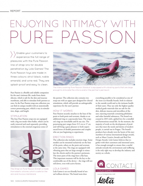 Pure Passion - Enjoy the Intimacy