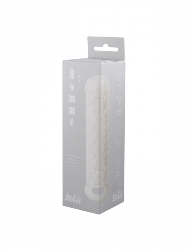 Penis sleeve Homme Long White for 9-12 cm 7008-01lola