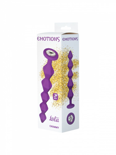 Anal Beads Emotions Chummy purple 1401-03lola