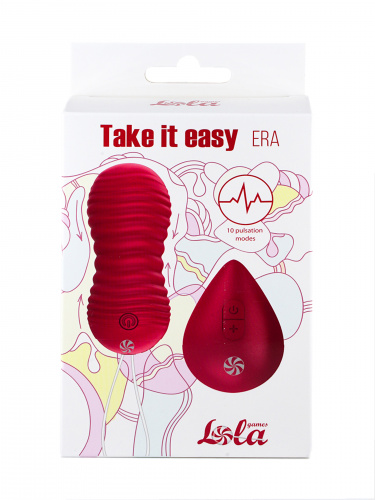Pulsating Vaginal Balls with remote control Take it Easy Era Wine red 9021-09lola