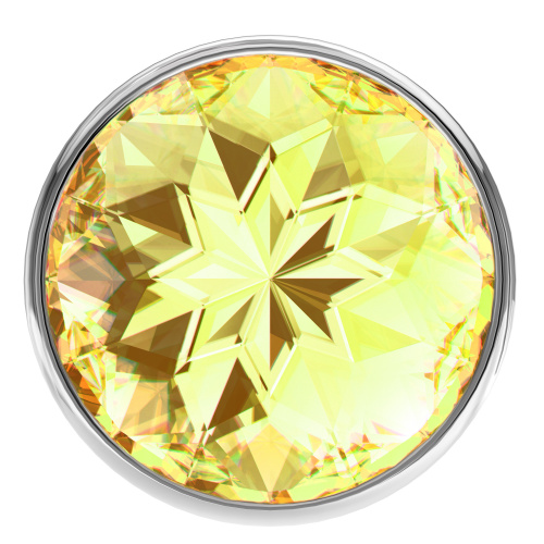 Anal plug Diamond Yellow Sparkle Large 4010-02lola