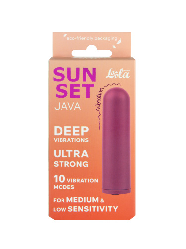 Rechargeable Vibrobullet Java Sunset Purple 9705-04lola