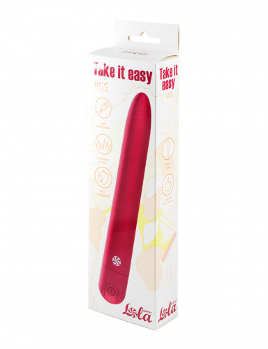 Rechargeable Vibrator Take it easy Haze Wine Red 9025-03lola