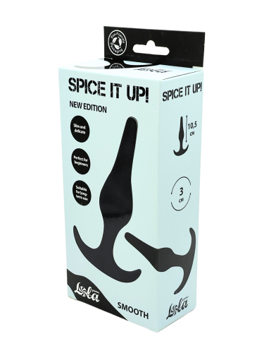 Anal plug  Spice it up Smooth Black 8008-01lola