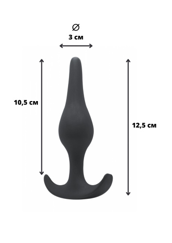 Anal plug  Spice it up Smooth Black 8008-01lola