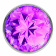 Anal plug Diamond Purple Sparkle Large 4010-05lola