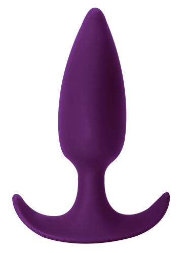 Anal plug with a misplaced centre of gravity Spice it up Delight Ultraviolet 8010-04lola