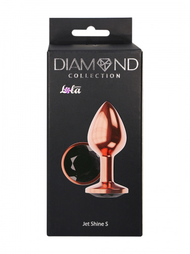 Rose Gold Anal Plug Diamond Jet Shine S 4022-01lola