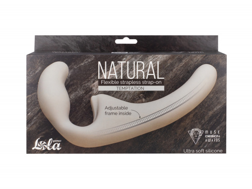 Flexible strapless strap-on Natural Temptation Biege 5011-01lola
