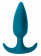 Anal plug with a misplaced centre of gravity Spice it up Delight Aquamarine 8010-03lola