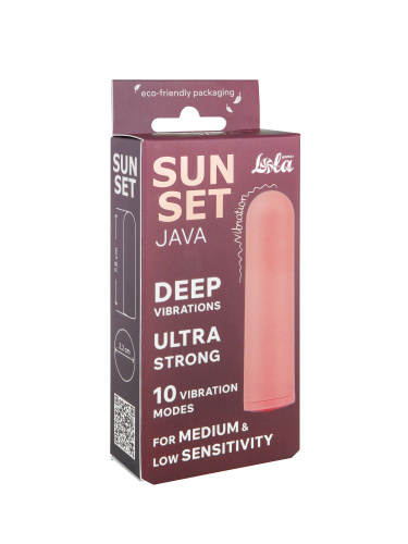 Rechargeable Vibrobullet Java Sunset Pink 9705-02lola