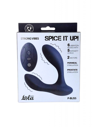 Prostate Massager with 2 motors Spice it Up P-Bliss 8022-03lola