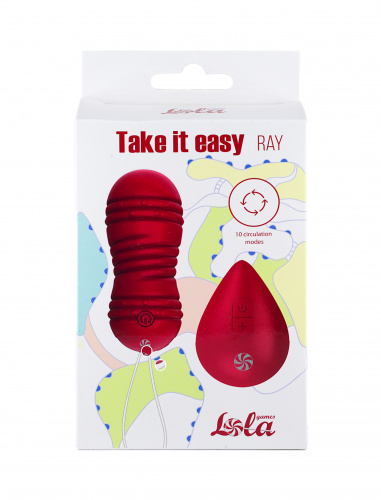 Circulating Vaginal Balls with remote control Take it Easy Ray Wine red 9021-12lola