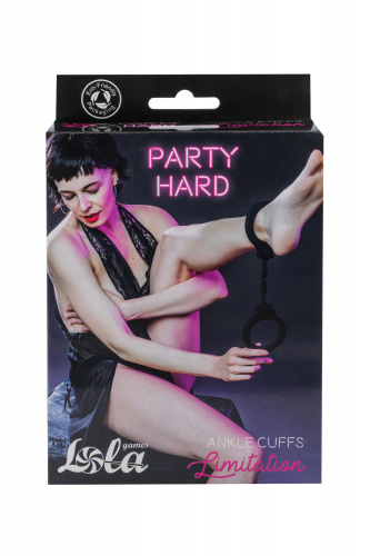 Ankle Cuffs Party Hard Limitation Black 1168-01lola