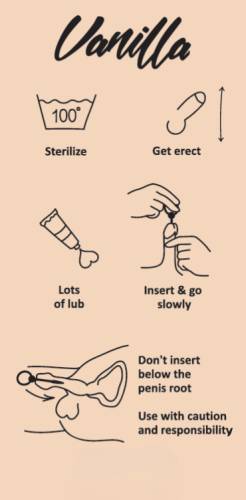 Urethral Massager Set Vanilla Twist 1175-01lola