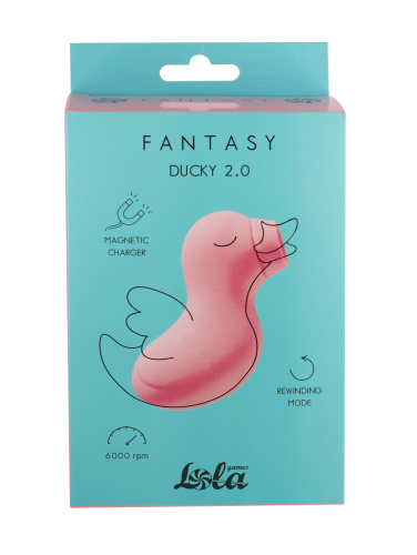 Rechargeable Clitoral stimulator Fantasy Ducky 2.0 Pink 7913-02lola