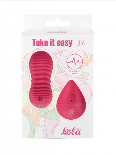 Pulsating  Vaginal Balls with remote control Take it Easy Era Pink 9021-08lola