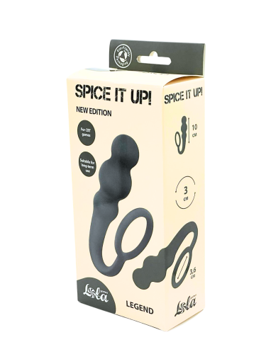 Anal Plug Spice it up Legend Dark Grey 8001-02lola