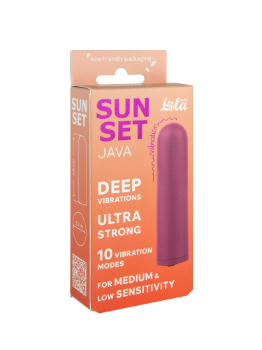 Rechargeable Vibrobullet Java Sunset Purple 9705-04lola