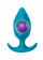 Anal plug with a misplaced centre of gravity Spice it up Insatiable Aquamarine 8011-03lola