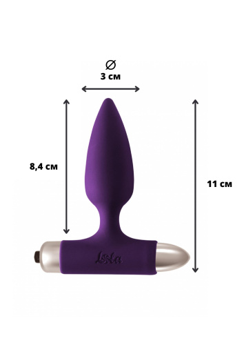 Vibrating Anal Plug Spice it up New Edition Glory Ultraviolet 8015-04lola