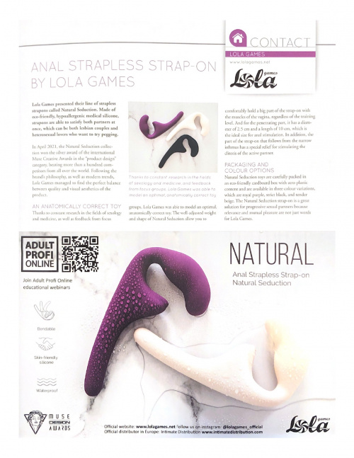 Anal Strapless Strap-on by Lola Games