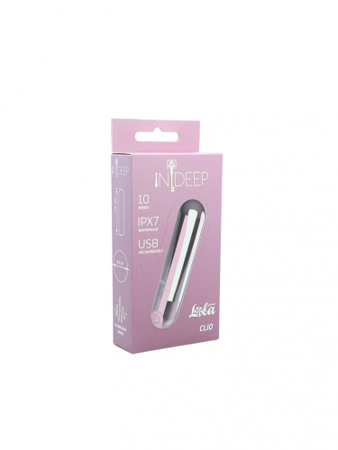 Rechargeable Vibrobullet Indeep Clio Pink 7705-01indeep