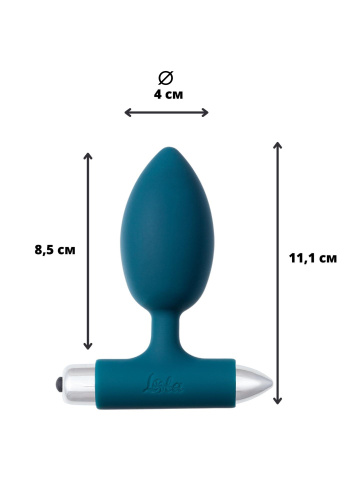 Vibrating Anal Plug Spice it up New Edition Perfection Dark green 8014-02lola