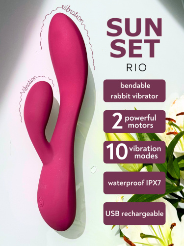 Rechargeable Vibrator Rio Sunset 9704-04lola