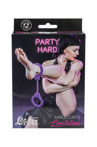 Ankle Cuffs Party Hard Limitation Purple 1168-02lola