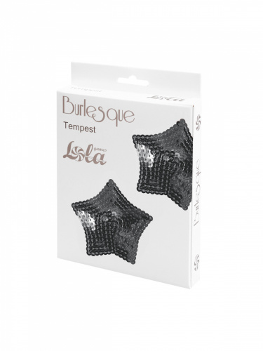 Pasties Burlesque Tempest Black 3636-05lola