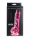 Transparent dildo Intergalactic Luminous Pink 7086-01lola