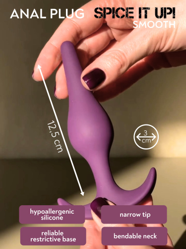 Anal plug Spice it Up Smooth Ultraviolet 8008-04lola