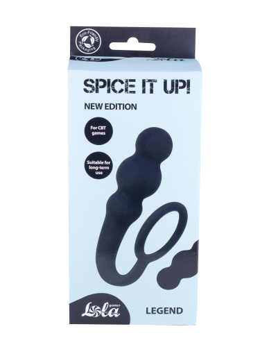 Anal plug Spice it up Legend Black 8001-01lola