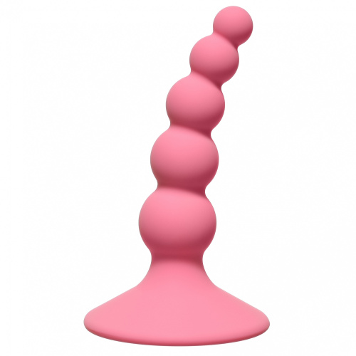 Anal Ribbed Plug Pink 4108-01lola