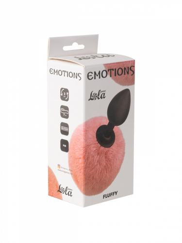 Tail Anal Plug Emotions Fluffy Pink 4017-02lola