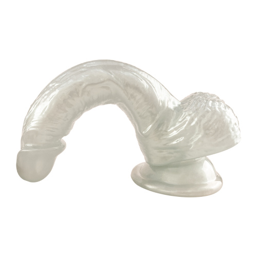 Pearlescent dildo Mabe Pearl White 9901-03lola