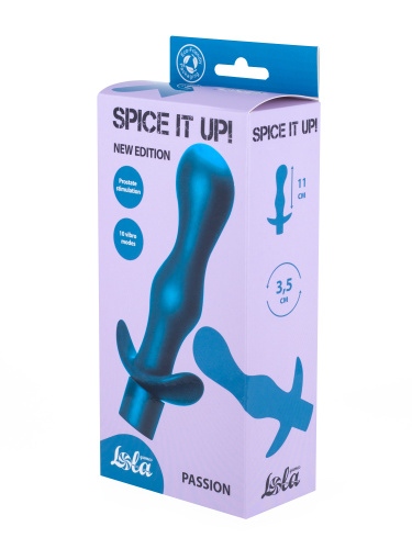 Vibrating Anal Plug Spice it up Passion Aquamarine 8004-03lola